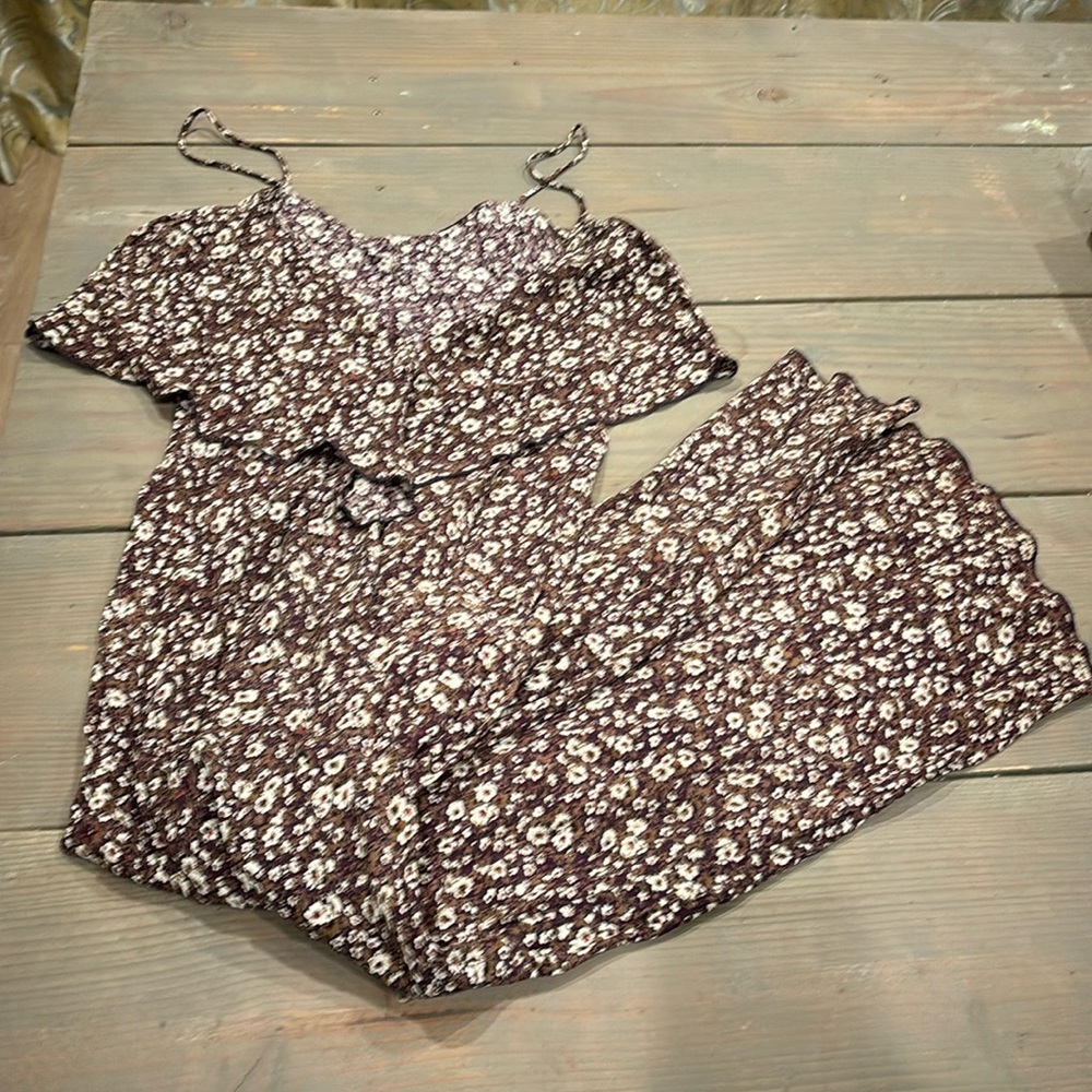 Purple floral tank top dress *open to offers*